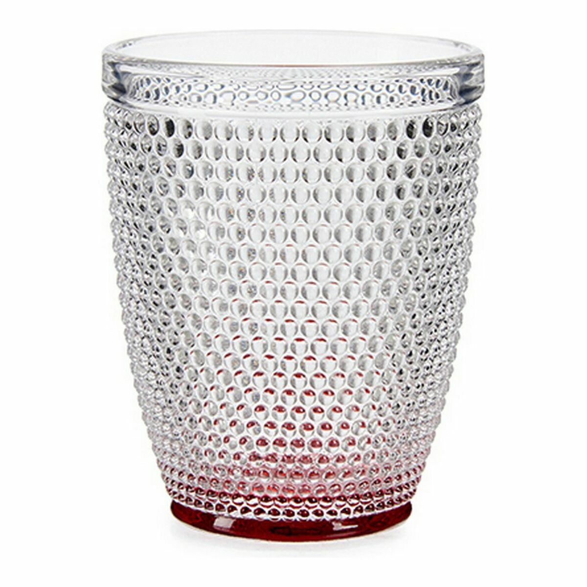 Glas Röd Poäng Transparent Glas 300 ml (6 antal) - 2
