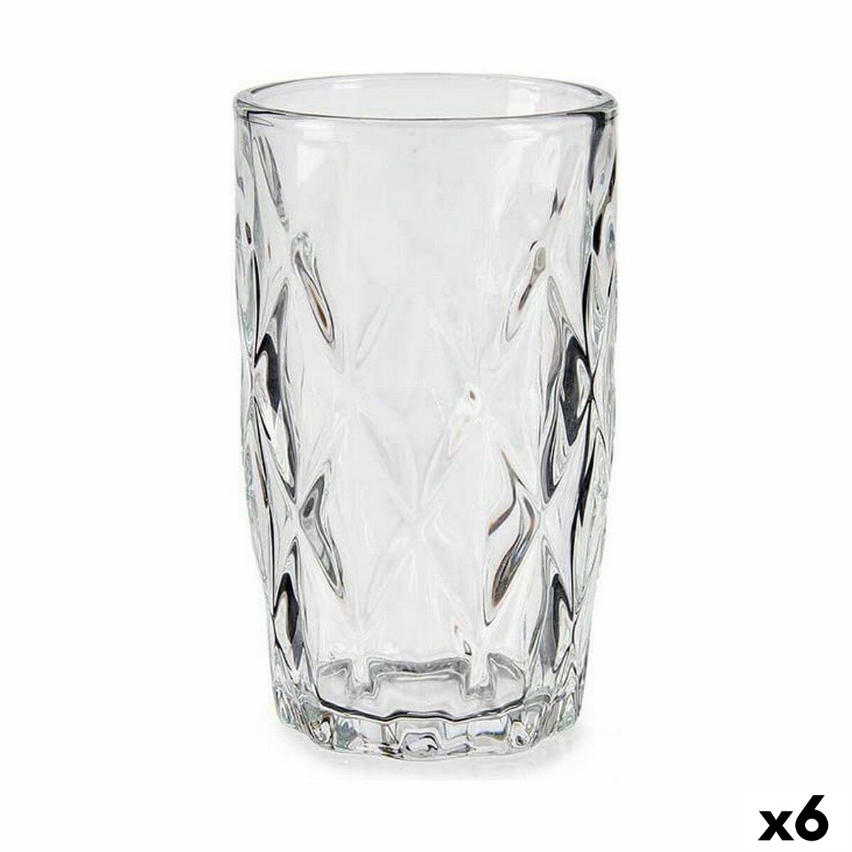 Glas Diamant Transparent Glas (340 ml) (6 antal)