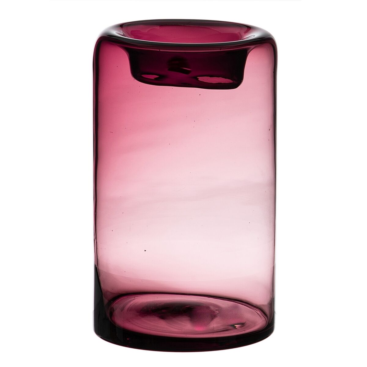 Vas Glas 15 x 15 x 25 cm Malva-färg
