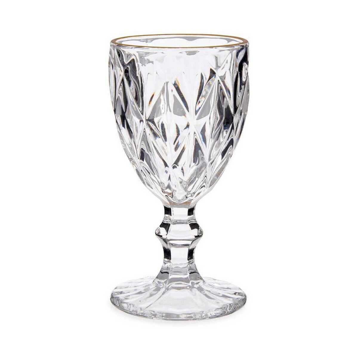 Vinglas Gyllene Transparent Glas 6 antal (245 ml) - 2