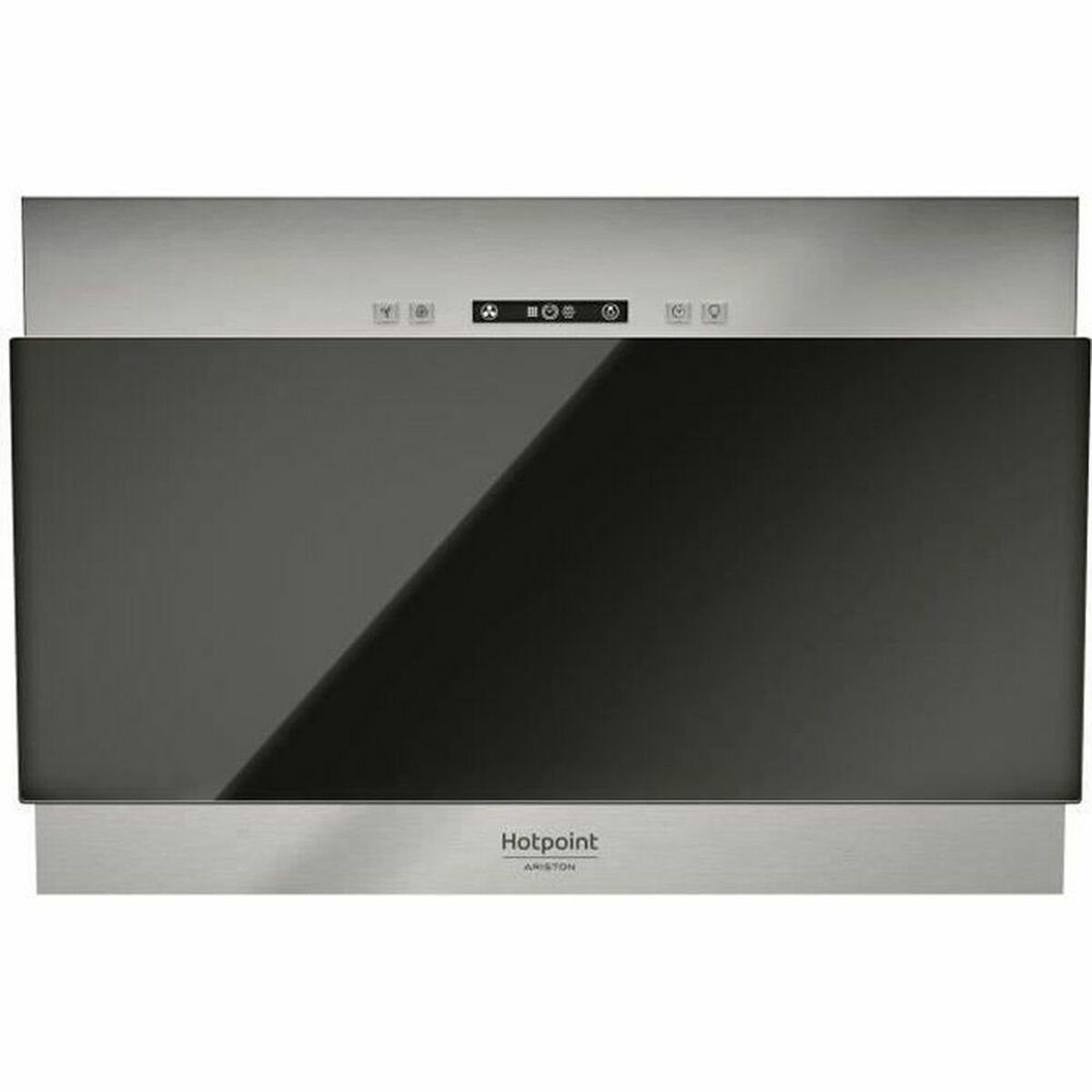 Konventionell fläkt Hotpoint HHVP 6.4F LL K 385 m3/h Svart (60 cm)