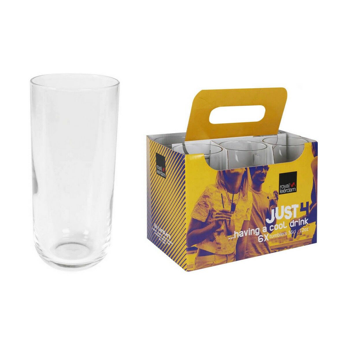 Glasset Royal Leerdam Just4 360 ml 6 antal