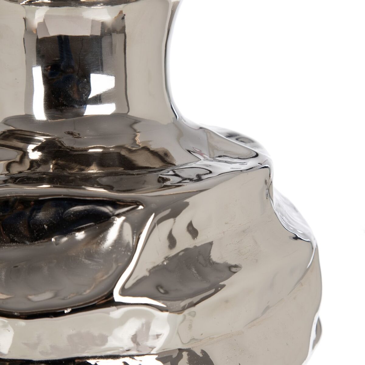 Vas 27,5 x 27,5 x 56 cm Silver Aluminium - 3