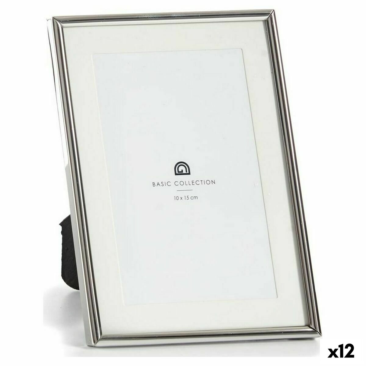 Fotoram Glas Silvrig Stål (13,5 x 18 x 11 cm) (12 antal)