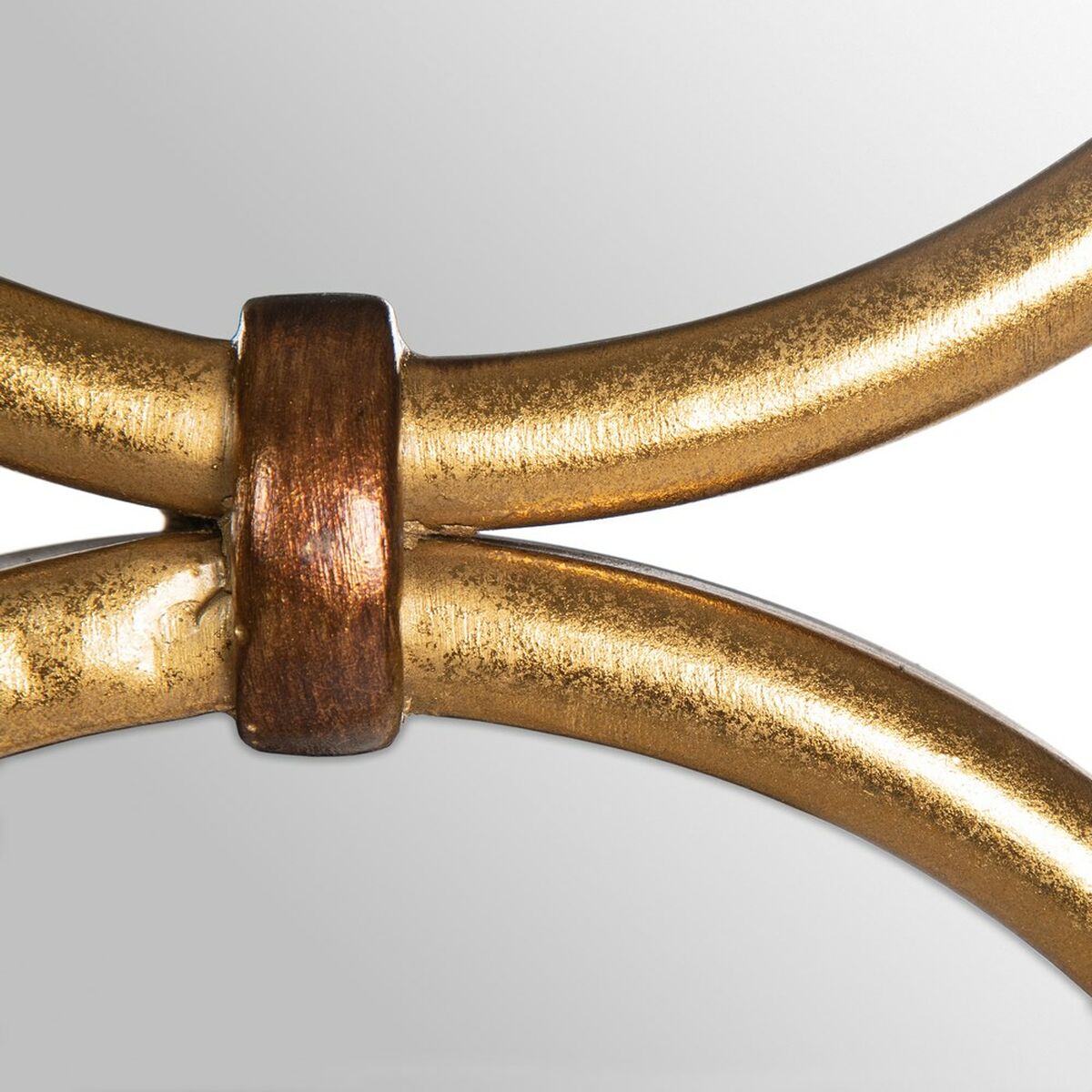 Väggspegel 71,5 x 2,5 x 71,5 cm Gyllene Metall - 3