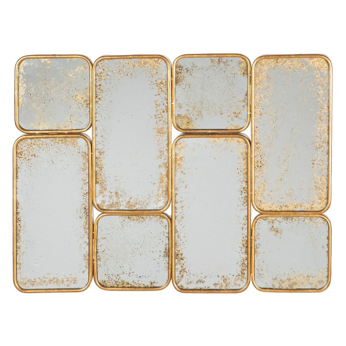 Väggspegel 72,5 x 4 x 54,5 cm Gyllene Metall