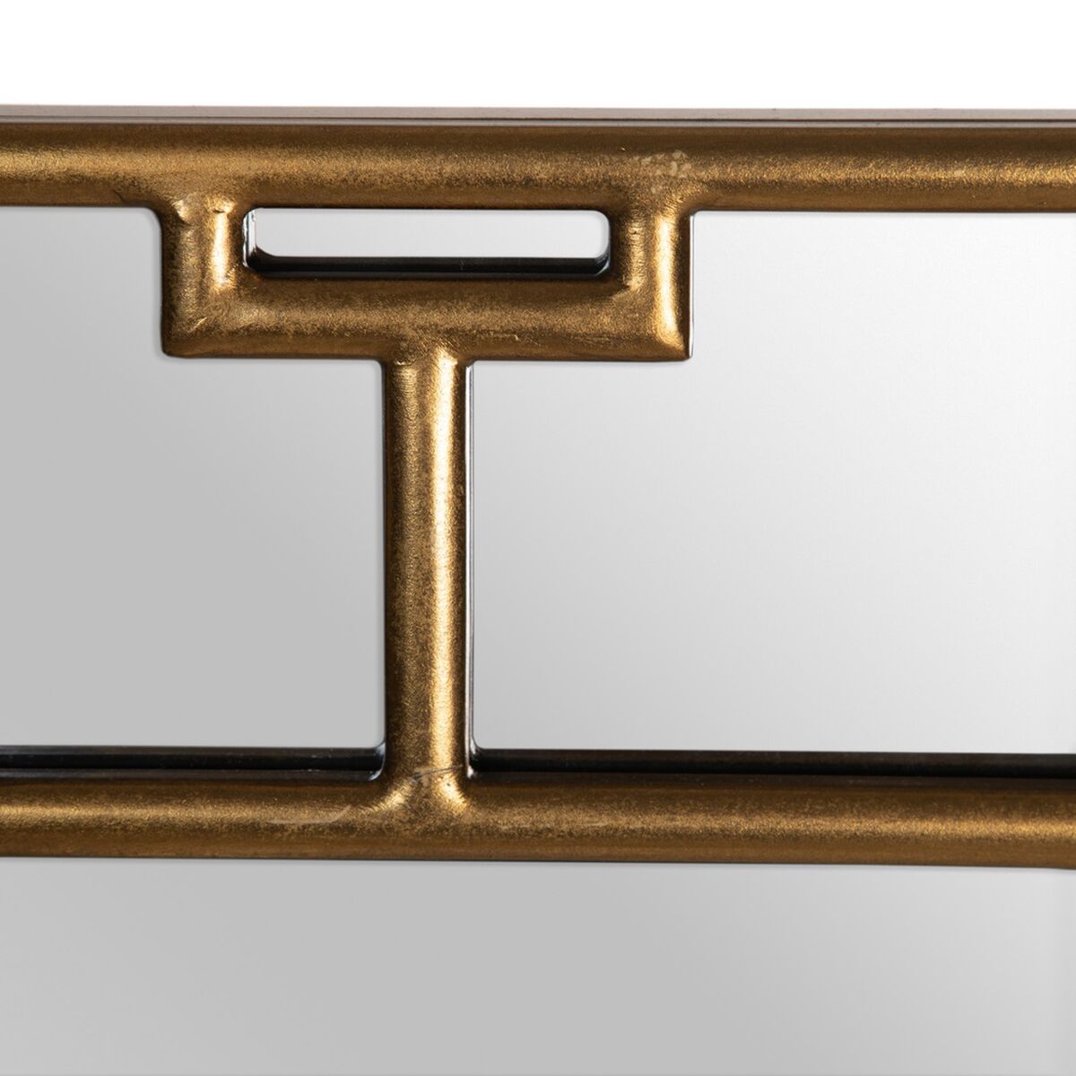 Väggspegel 70 x 2,5 x 90 cm Gyllene Metall - 4