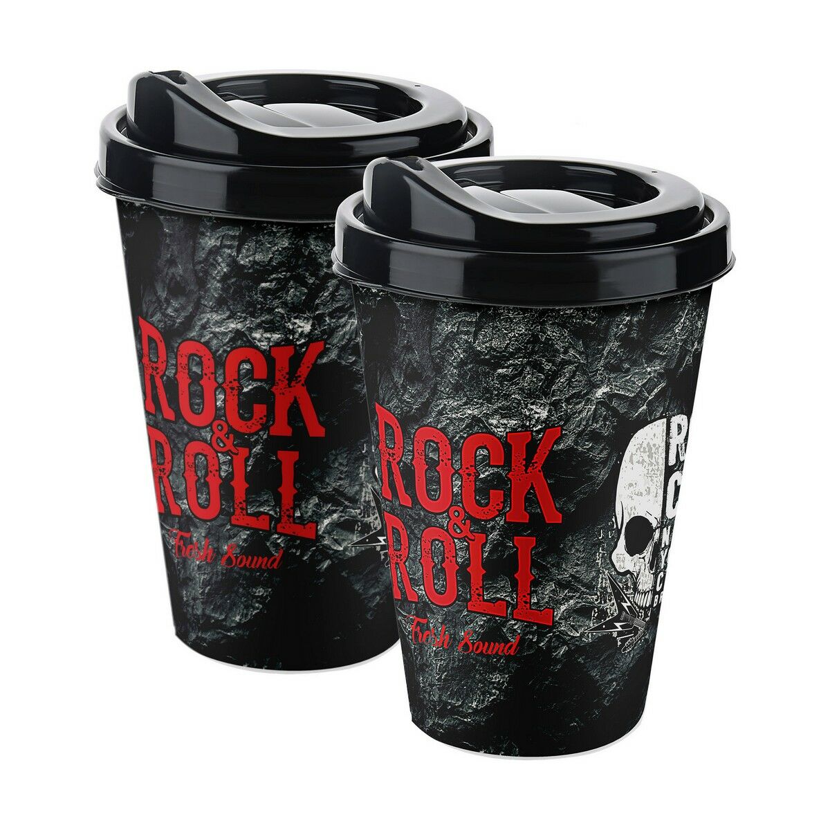 Kopp med locket Titiz 3D 400 ml - 2