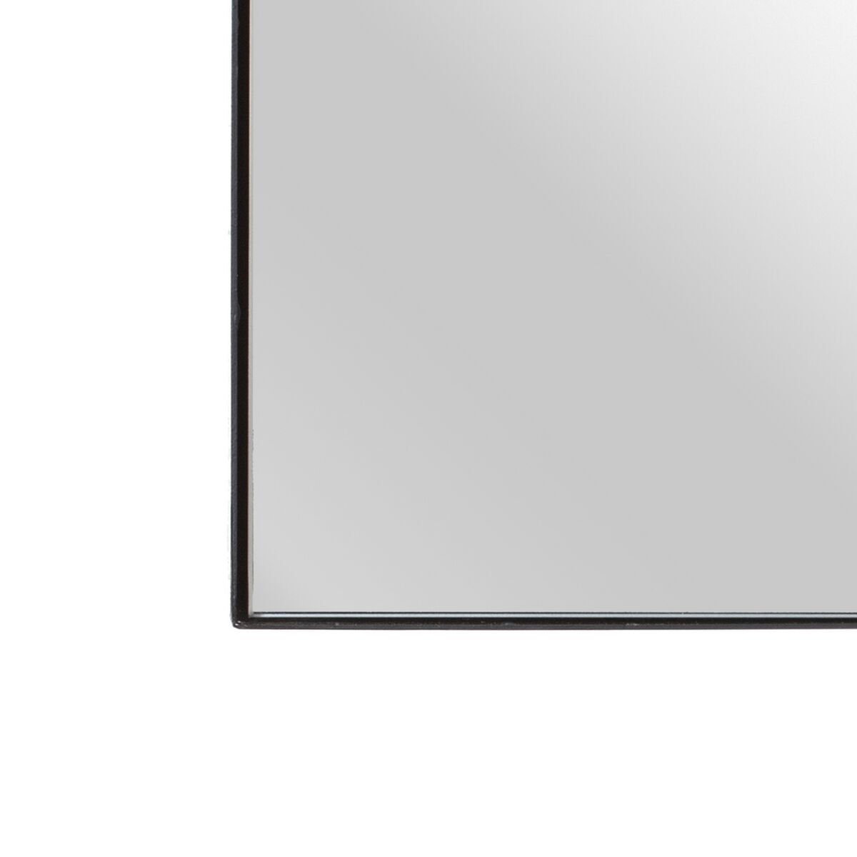Väggspegel Svart Metall Glas 75 x 2 x 70 cm - 3