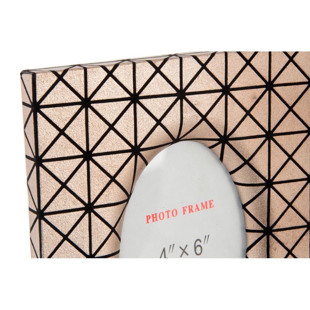 Fotoram DKD Home Decor Geometrisk Trä Skandinavisk (3 Delar) - 2