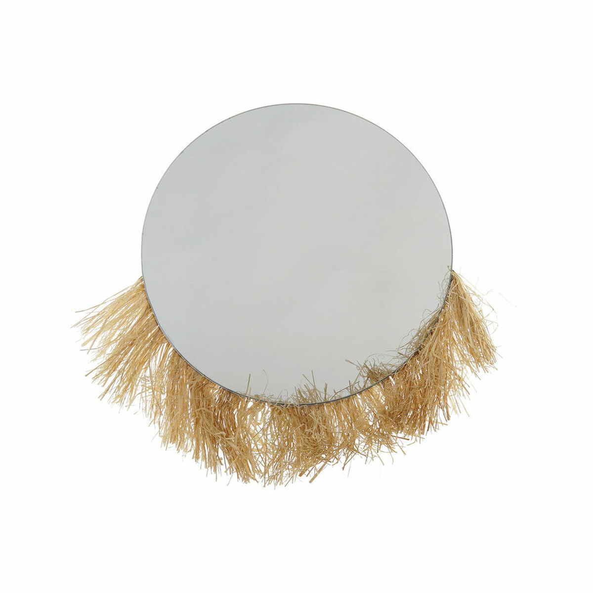 Väggspegel DKD Home Decor Brun Naturell Kolonial Frans 30 x 1 x 40 cm - 5
