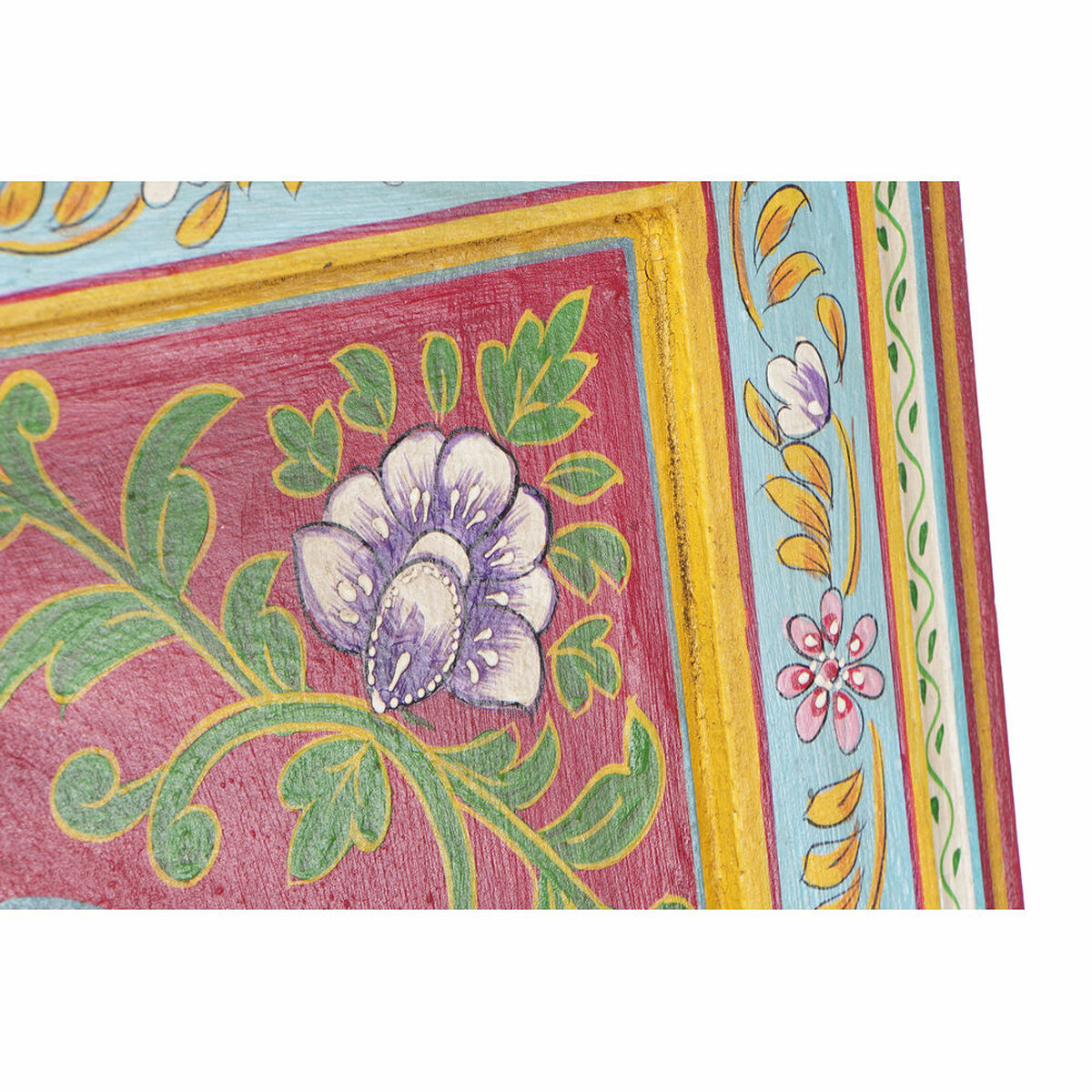 Väggspegel DKD Home Decor 8424001853274 41 x 2 x 56 cm Blommig Trä Multicolour Trä MDF - 5