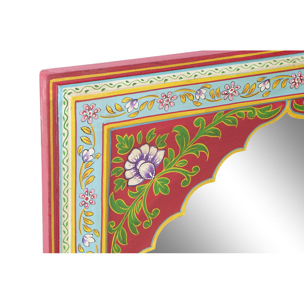 Väggspegel DKD Home Decor 8424001853274 41 x 2 x 56 cm Blommig Trä Multicolour Trä MDF - 3