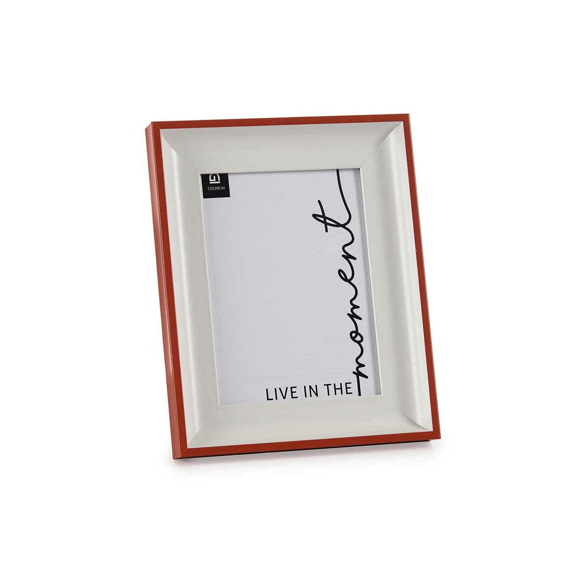 Fotoram Glas Röd Vit Plast (2,5 x 26,2 x 21 cm) (6 antal) - 2