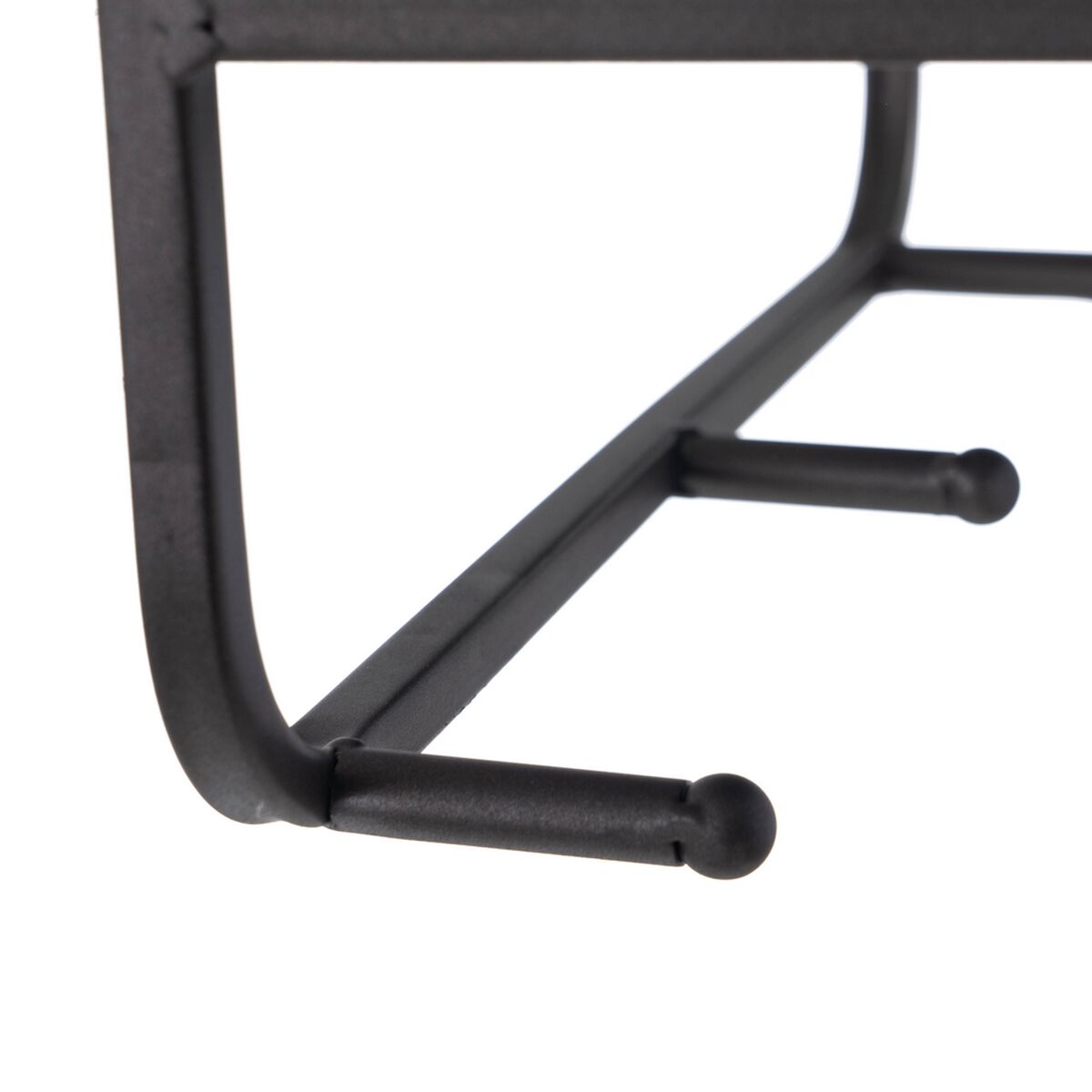 Väggspegel 35 x 15 x 81 cm Svart Metall - 3