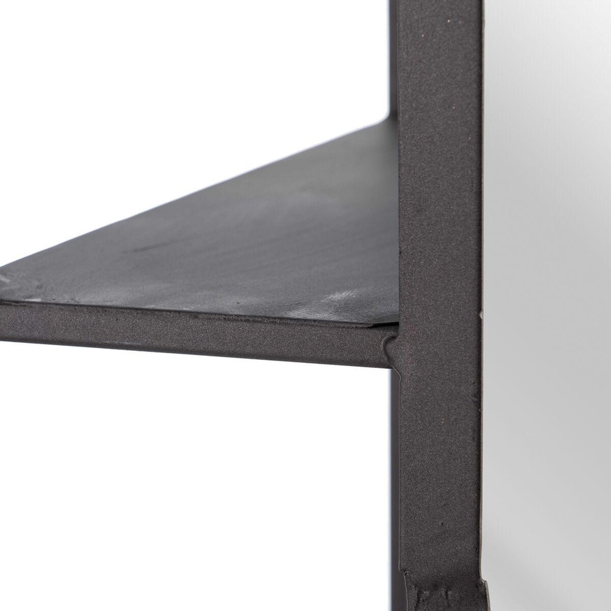 Väggspegel 35 x 15 x 81 cm Svart Metall - 4