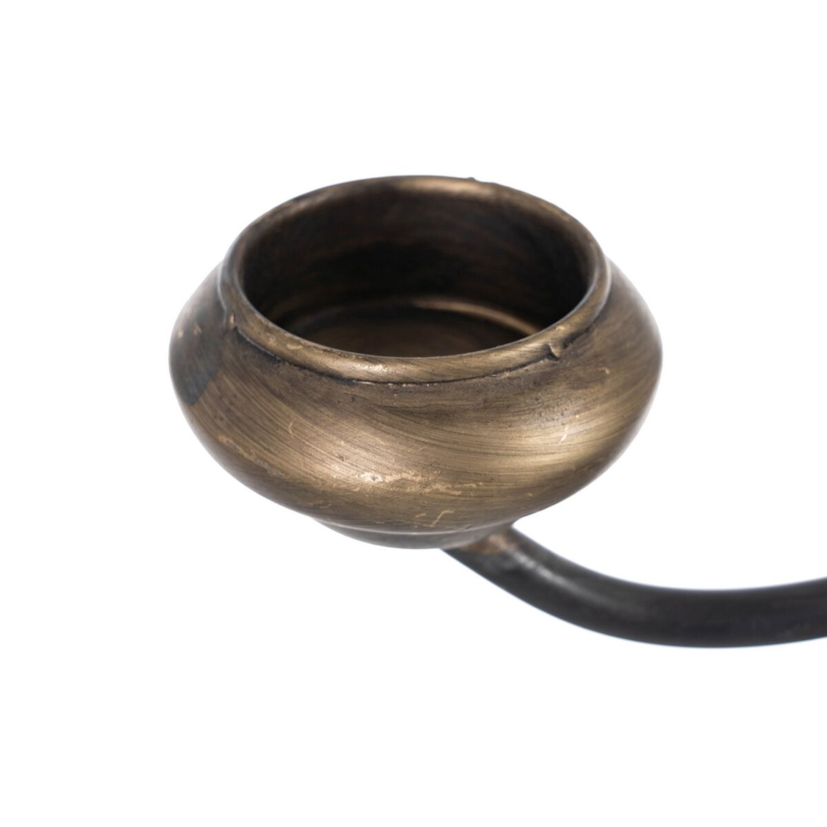 Kandelaber 41 x 12 x 30,5 cm Svart Gyllene Metall - 4