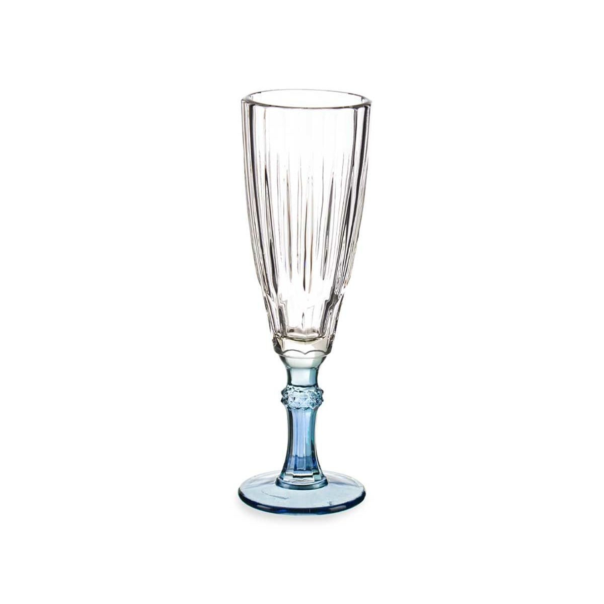 Champagneglas Exotic Glas Blå 6 antal (170 ml) - 2