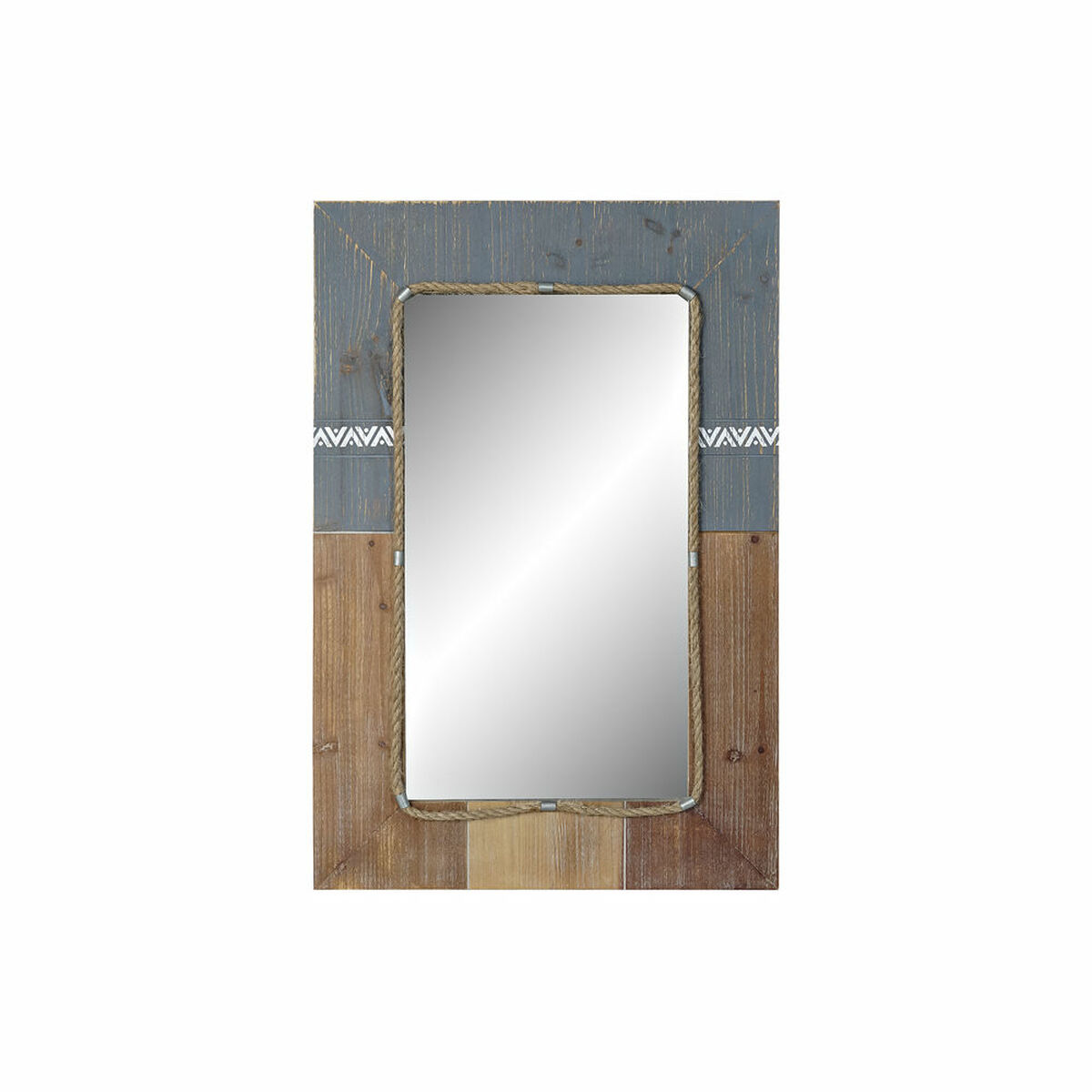 Väggspegel DKD Home Decor Blå Vit Gran (60 x 3.5 x 89.5 cm) - 3