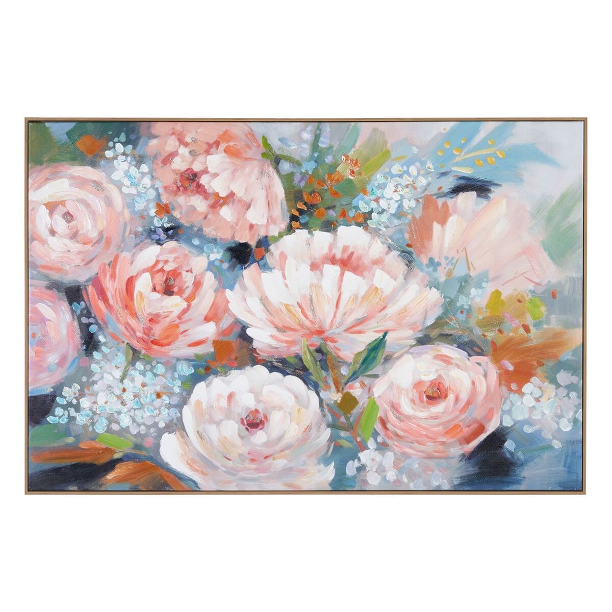Tavla Kanvas Virágok 120 x 5 x 80 cm