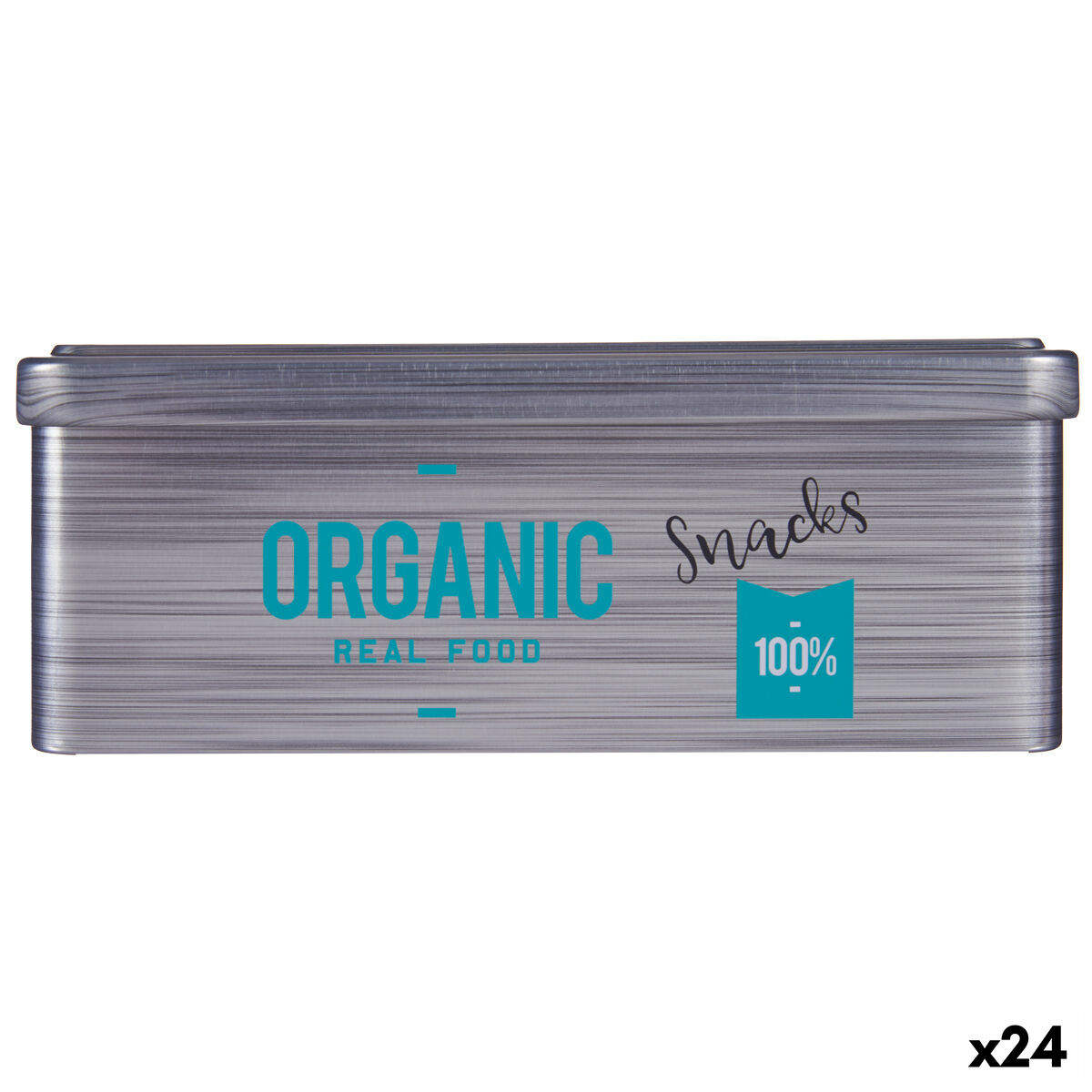 Burk Organic Snacks Grå Tenn (11 x 7,1 x 18 cm) (24 antal)