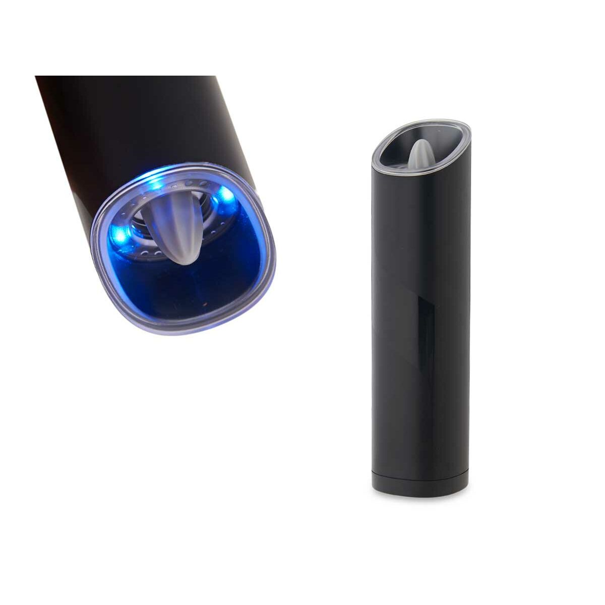Elektrisk kvarn LED Ljus Keramik Svart Stål ABS AS (5,2 x 20,3 x 5,2 cm) - 2