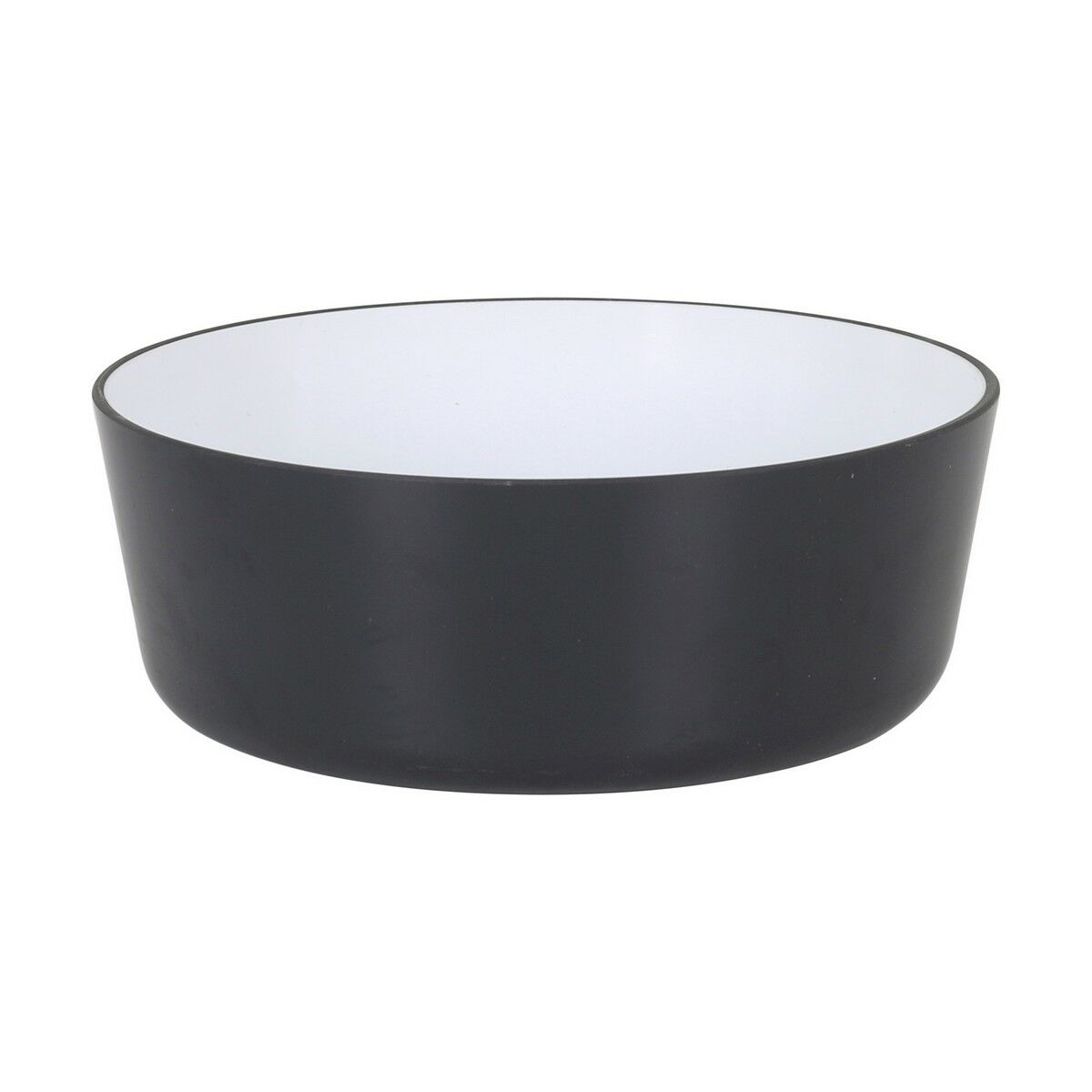 Skål Inde Melamin Vit/Svart 800 ml 16,5 x 6,5 cm