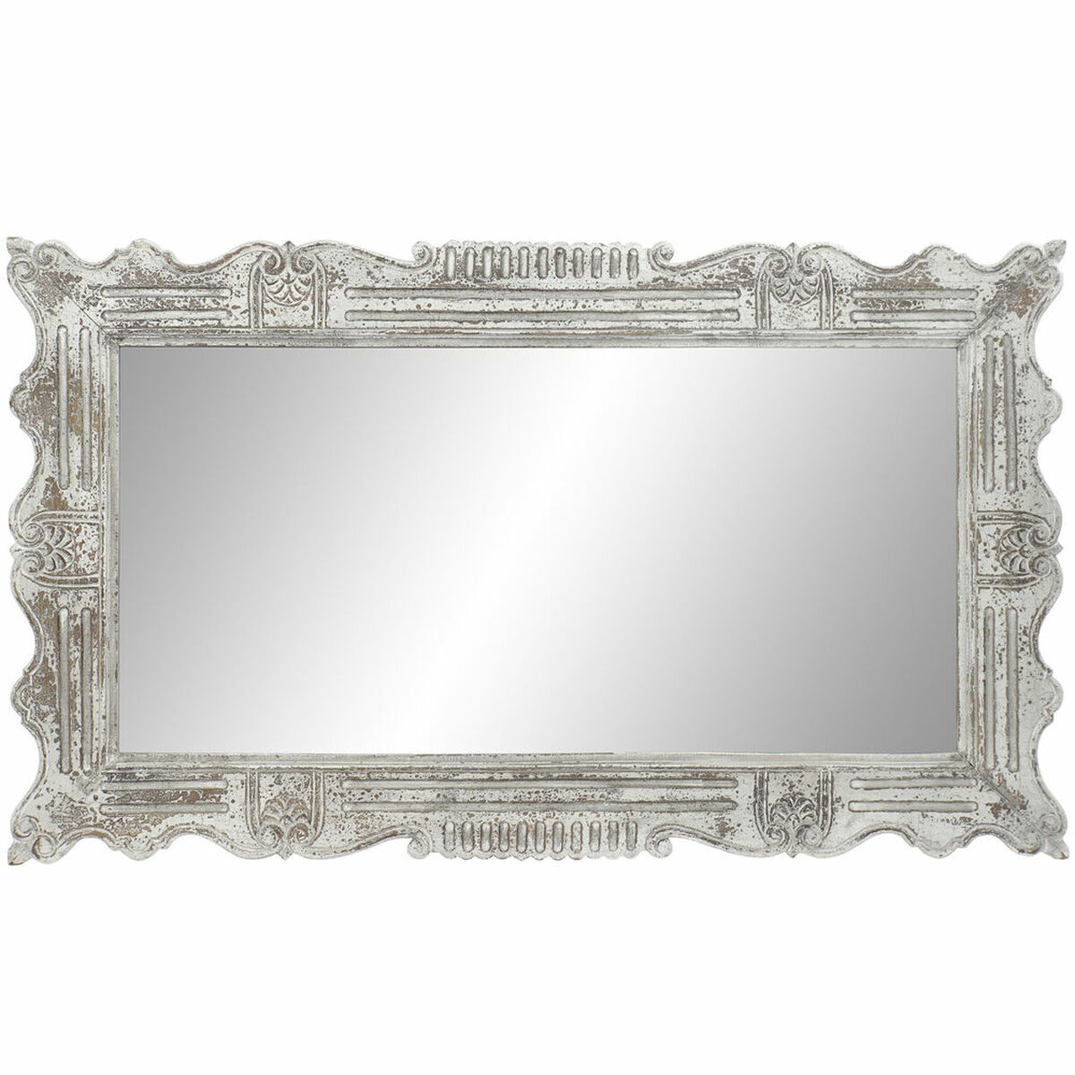 Väggspegel DKD Home Decor 148 x 3 x 86 cm Glas Gyllene Trä Mangoträ - 4