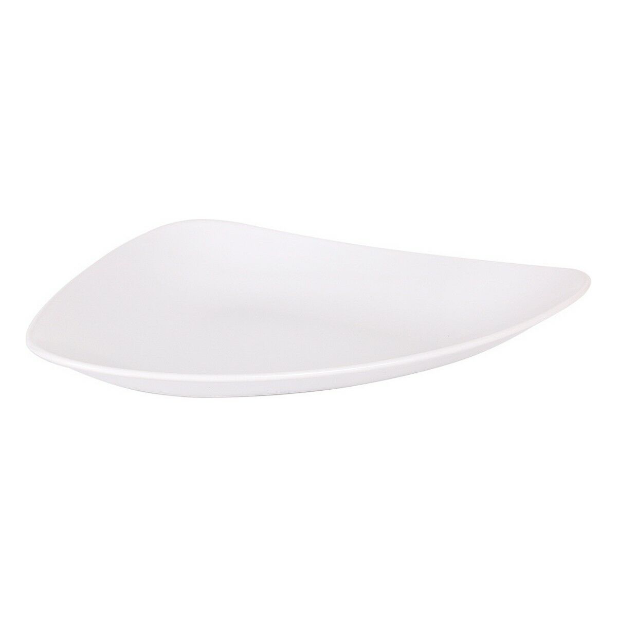 Platt skål Inde Vedone Porslin Vit 31 x 25 x 4 cm