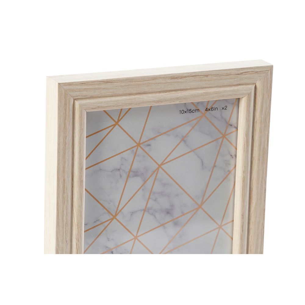 Fotoram för upphängning DKD Home Decor 32,5 x 1,5 x 45 cm Glas Naturell Grön Trä MDF Skandinavisk - 2