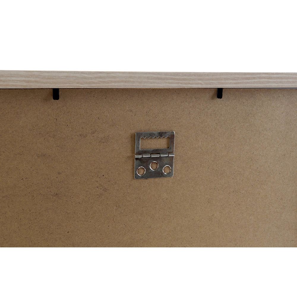 Fotoram för upphängning DKD Home Decor 32,5 x 1,5 x 45 cm Glas Naturell Brun Modern Trä MDF - 2