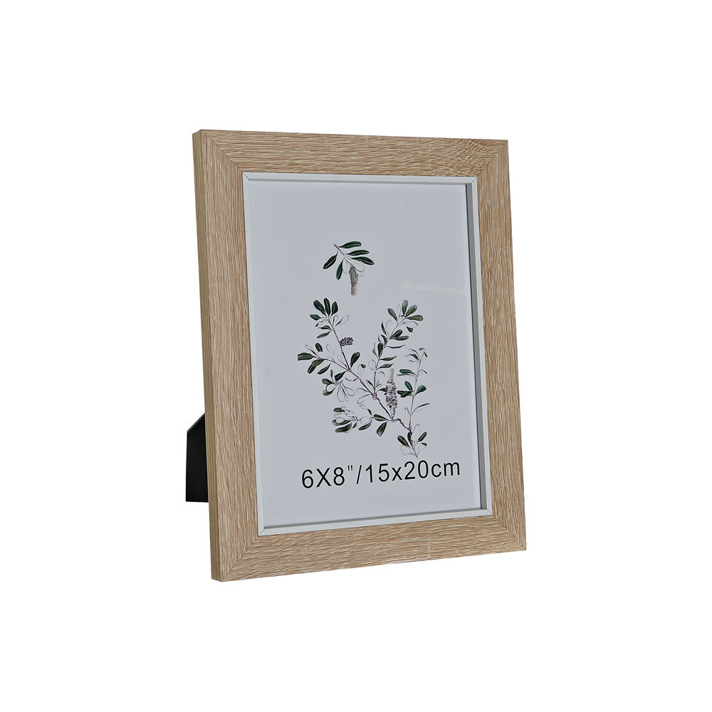 Fotoram DKD Home Decor S3024107 Naturell Trä MDF Shabby Chic (19 x 1,5 x 24 cm)