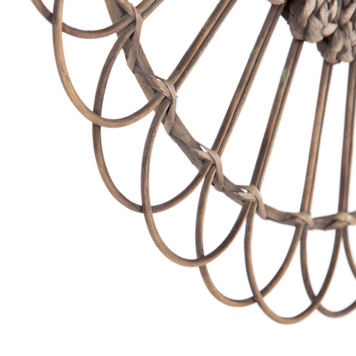 Väggdekoration Naturell Rattan 73 x 3 x 73 cm - 3