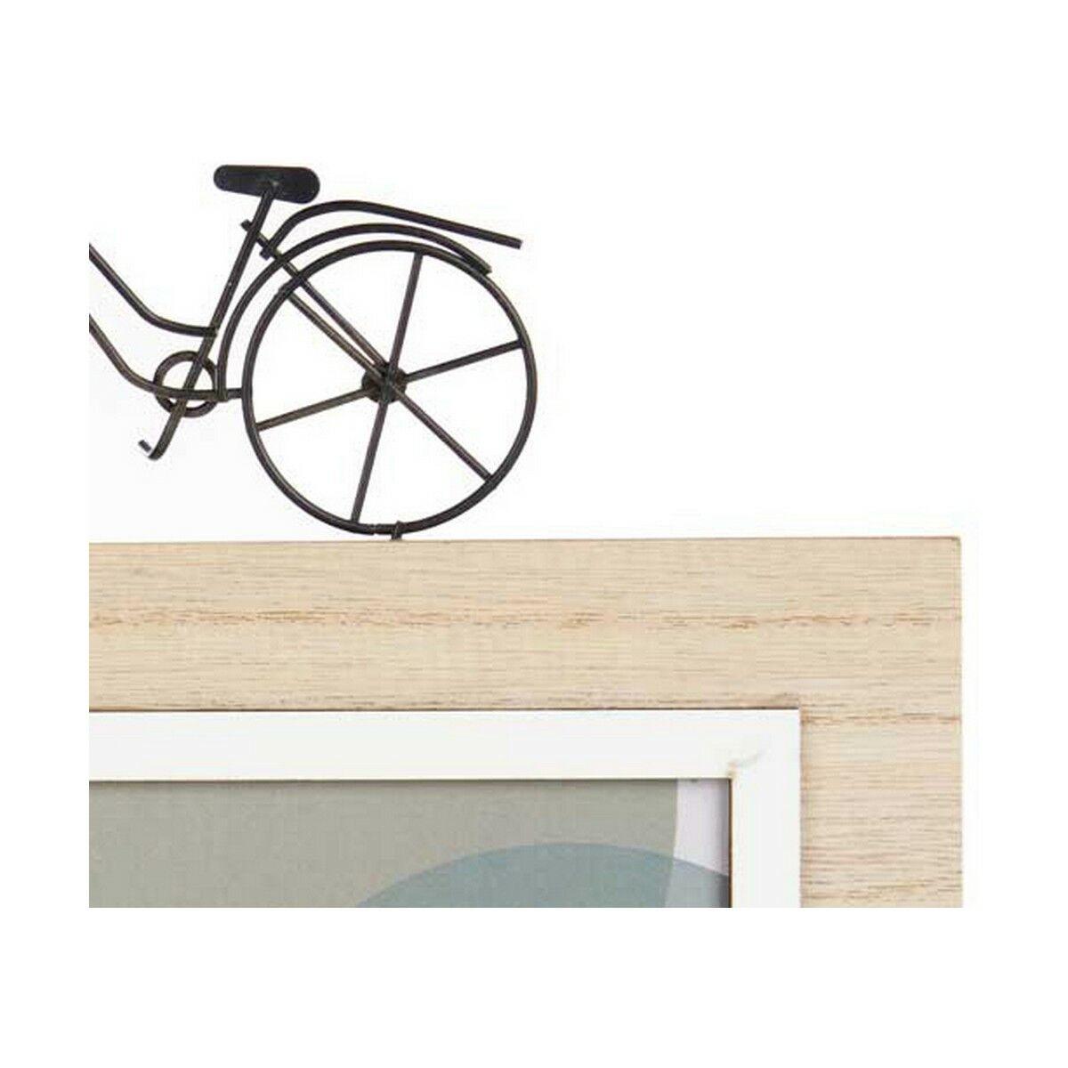 Fotoram Smile 2 fotos Svart Brun Trä MDF (6 antal) (40 x 27 x 6 cm) - 3