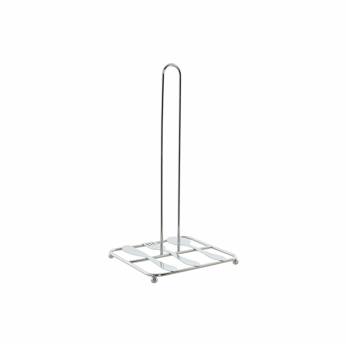 Köksrullehållare DKD Home Decor Silvrig Metall Plast 15 x 16 x 29,5 cm - 3