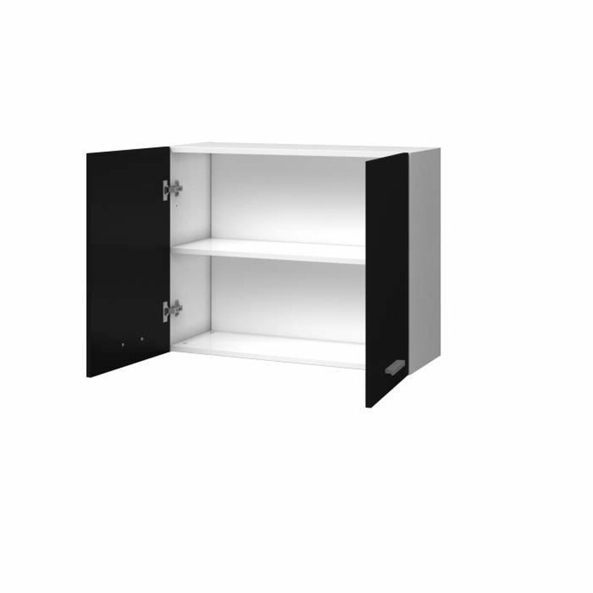 Skåp 60 x 30 x 58 cm Svart matt - 3