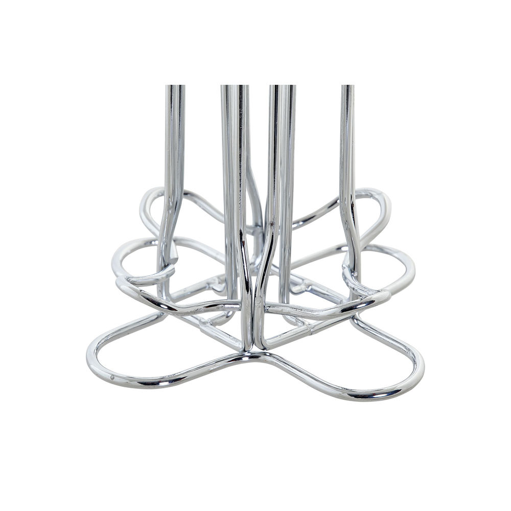 Kapselhållare DKD Home Decor Silvrig Metall Plast 13 x 13 x 37 cm