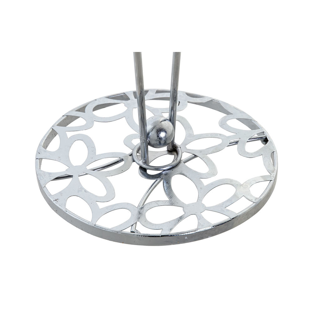 Köksrullehållare DKD Home Decor Silvrig Metall Plast 14 x 14 x 29 cm - 2