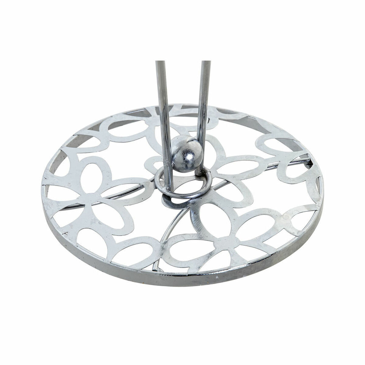 Köksrullehållare DKD Home Decor Silvrig Metall Plast 14 x 14 x 29 cm - 4