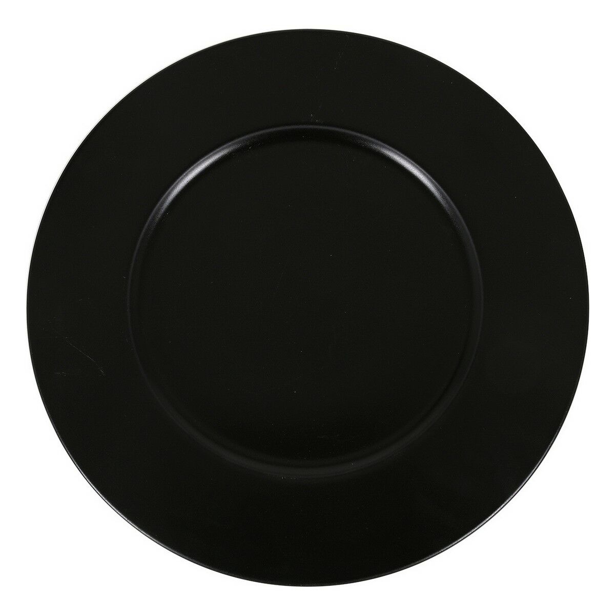 Tallriksunderlägg Inde Neat Svart Porslin Ø 32 cm