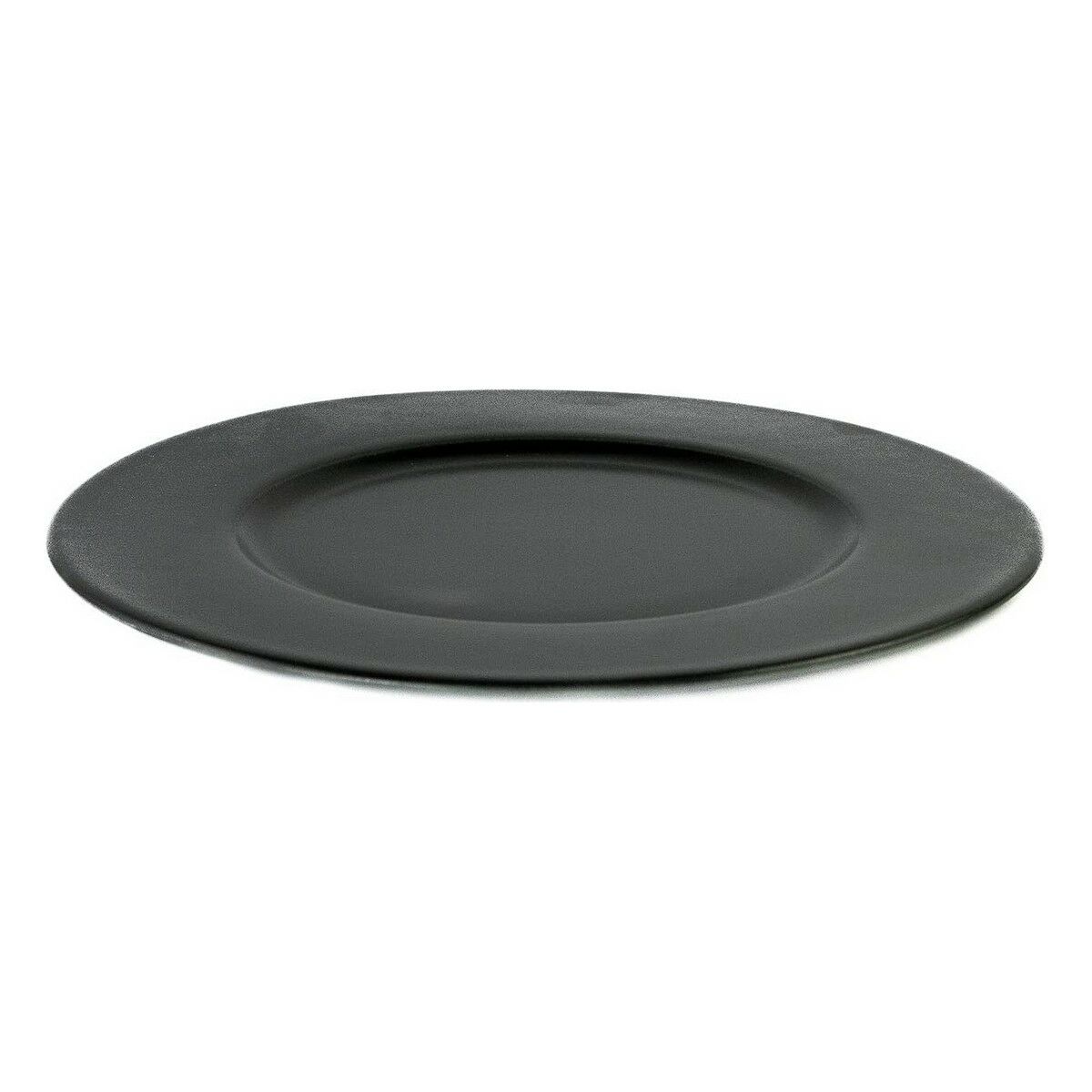 Platt skål Inde Neat Svart Porslin Ø 28 cm - 2