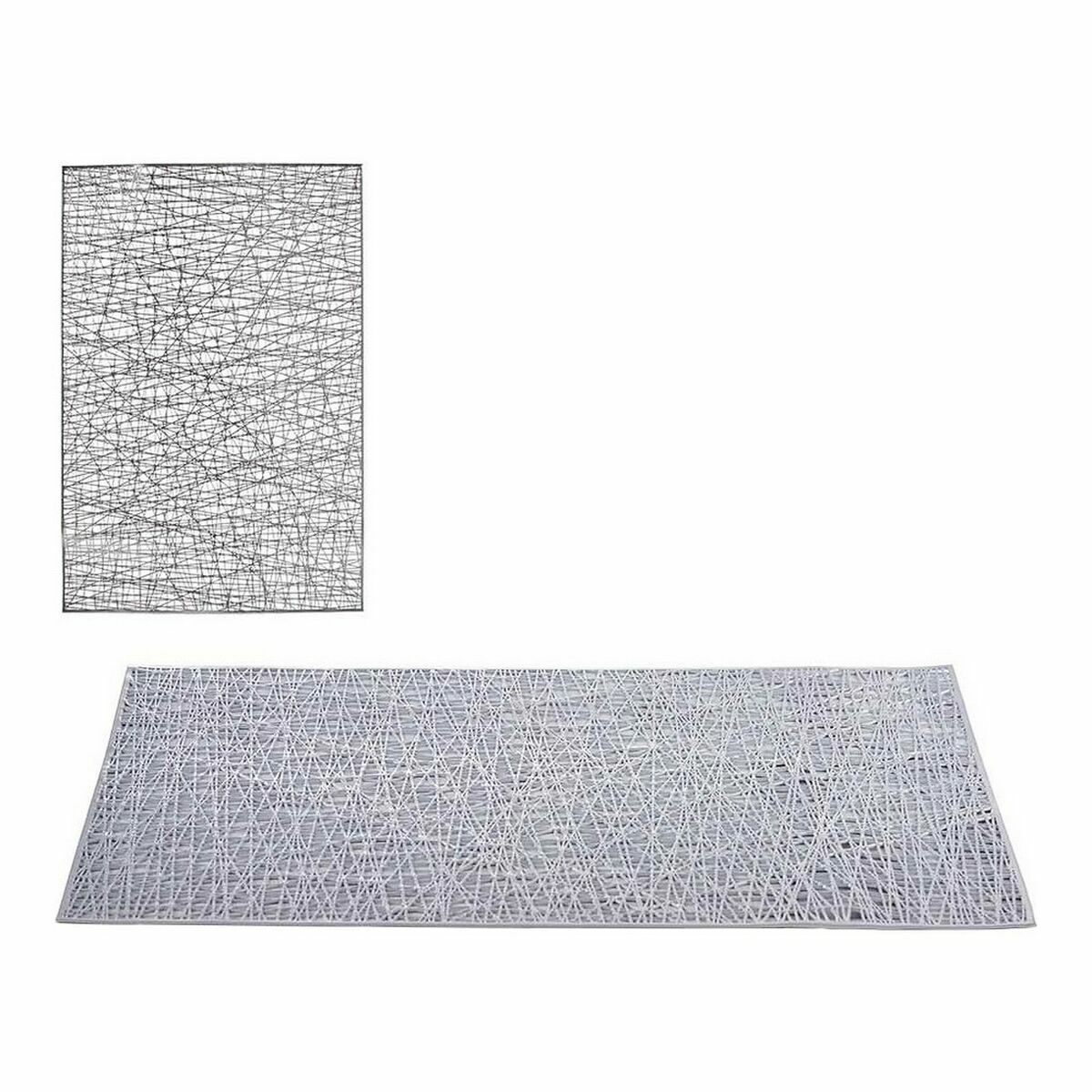 Bordsunderlägg Silvrig Plast (45 x 0,01 x 30 cm) (12 antal) - 3