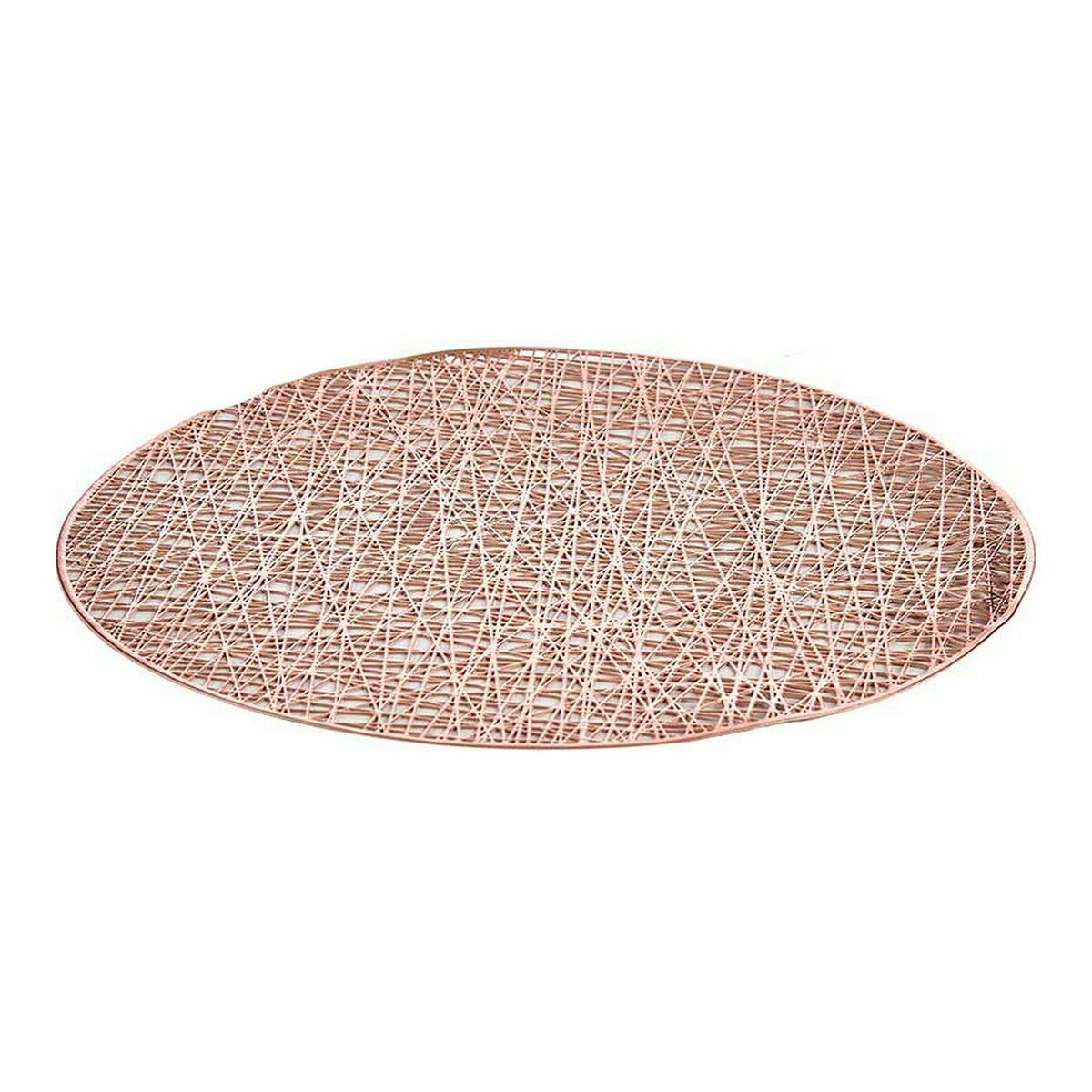 Bordsunderlägg Rosa Plast (Ø 38 cm) (12 antal) - 3