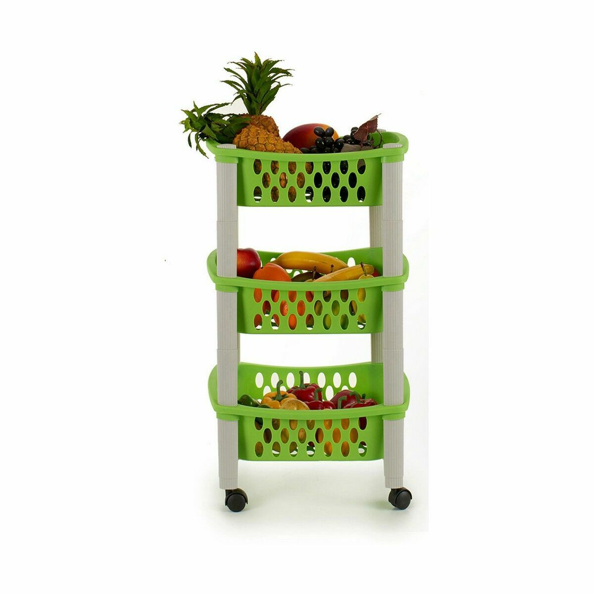 Grönsaksvagn Stefanplast Plast 40 x 29,5 x 68,5 cm (44 Unidades) - 2