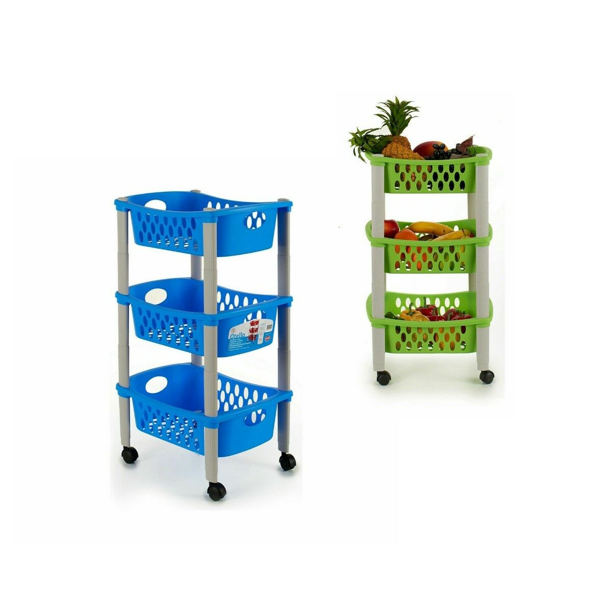 Grönsaksvagn Stefanplast Plast 40 x 29,5 x 68,5 cm (44 Unidades)