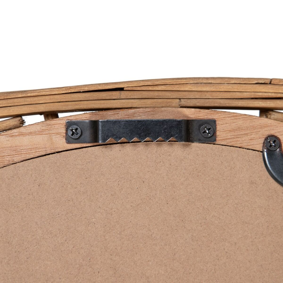 Väggspegel 82 x 3,5 x 47,5 cm Naturell Rattan - 2