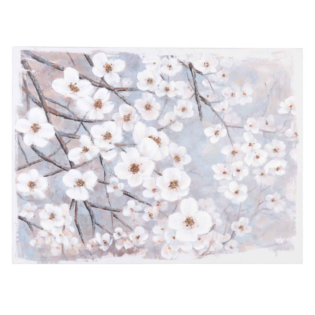 Tavla 120 x 2,8 x 90 cm Kanvas Virágok