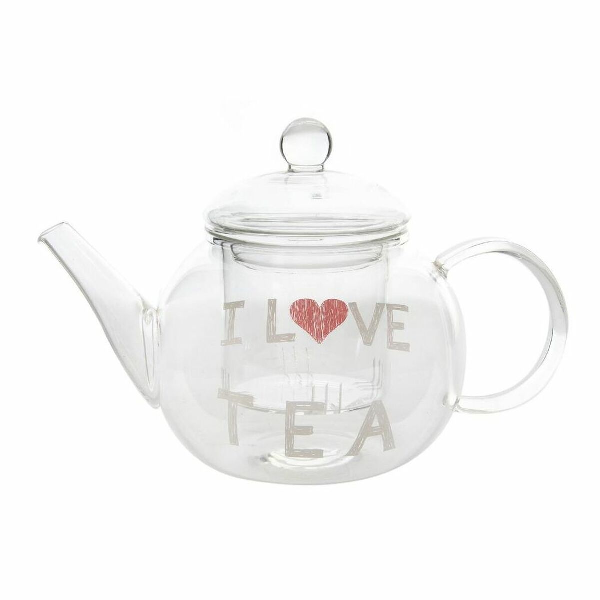 Tekanna DKD Home Decor Transparent Plast 250 ml 14 x 8 x 15 cm - 3