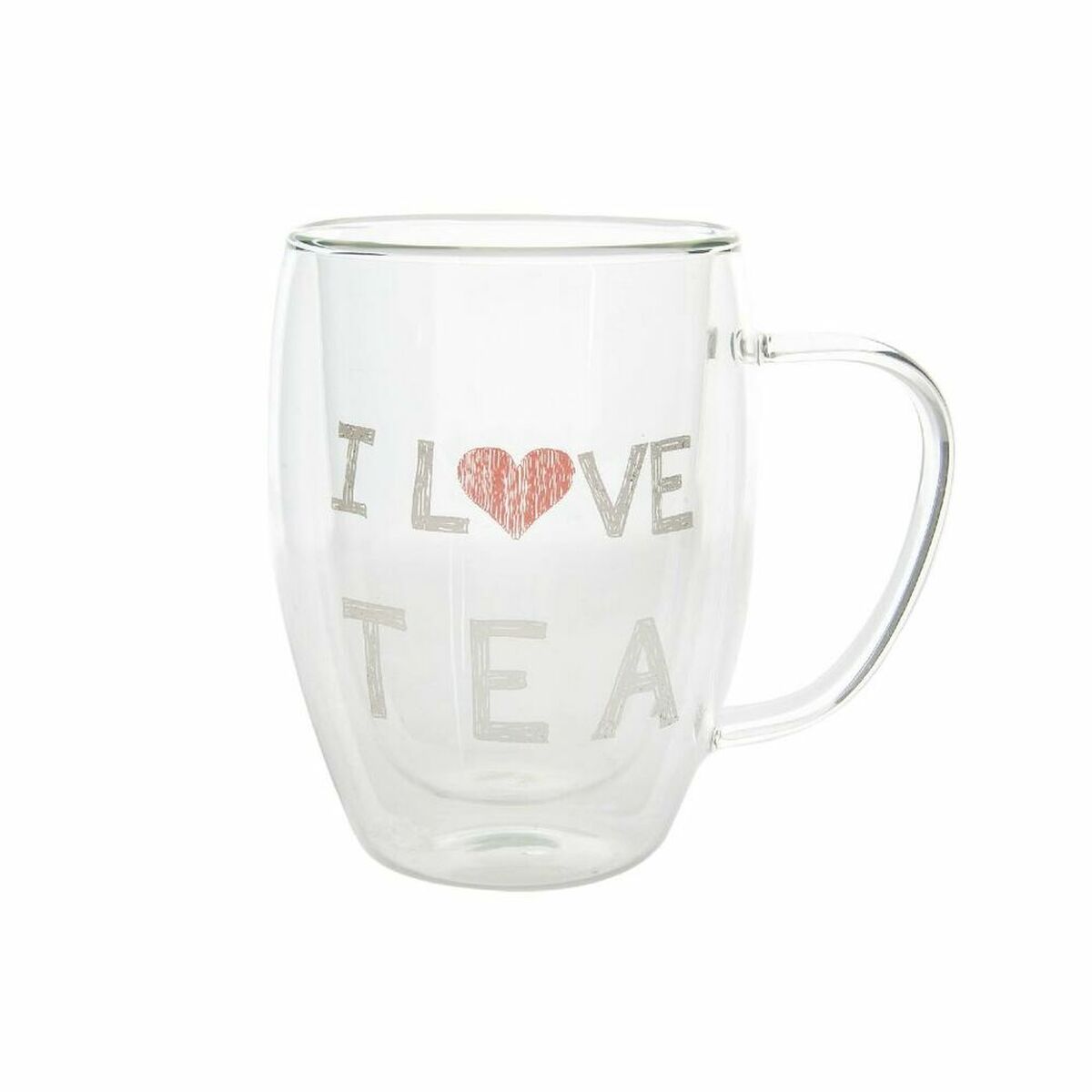 Mugg DKD Home Decor Transparent Plast 400 ml - 3