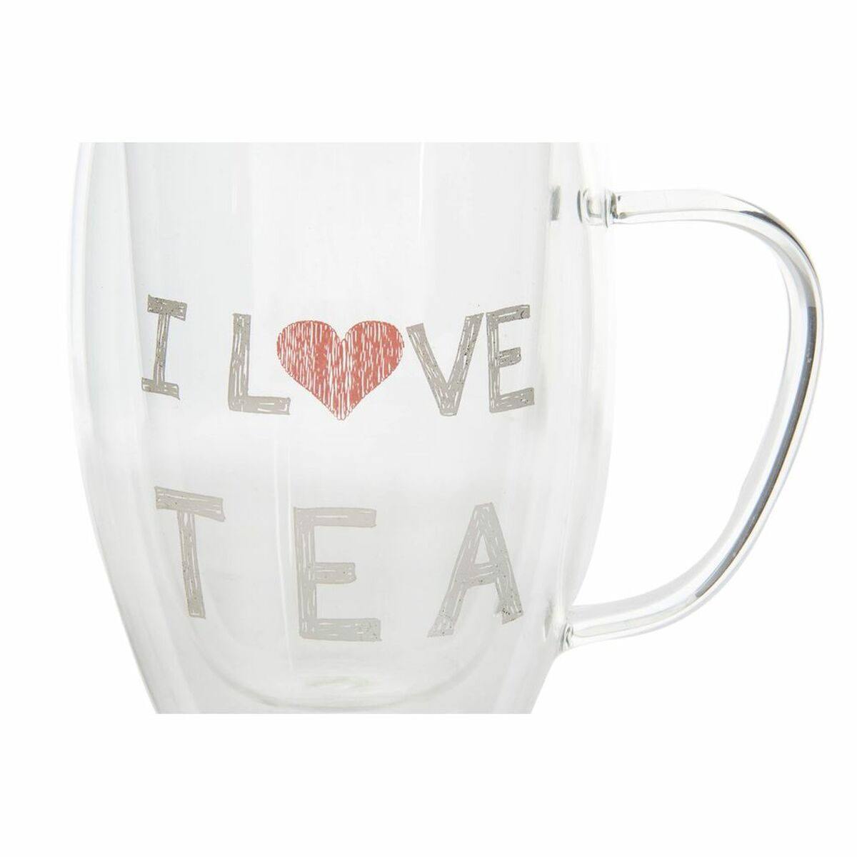Mugg DKD Home Decor Transparent Plast 400 ml - 4